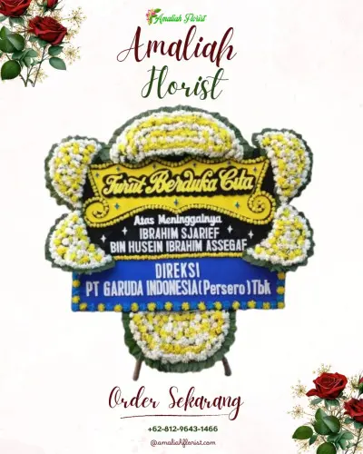 Papan Bunga Duka di Winduasri