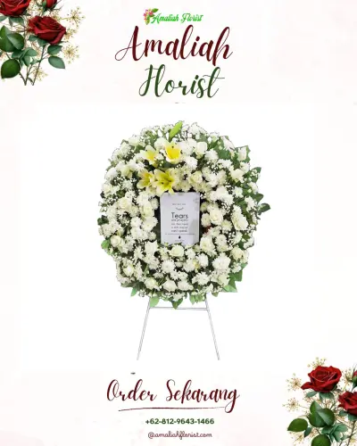 Krans Bunga Duka Cita di Winduasri